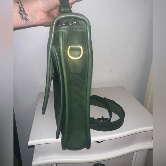Vintage Coach Colebrooke Business Bag in Bottle Green! - Picture 6 of 10